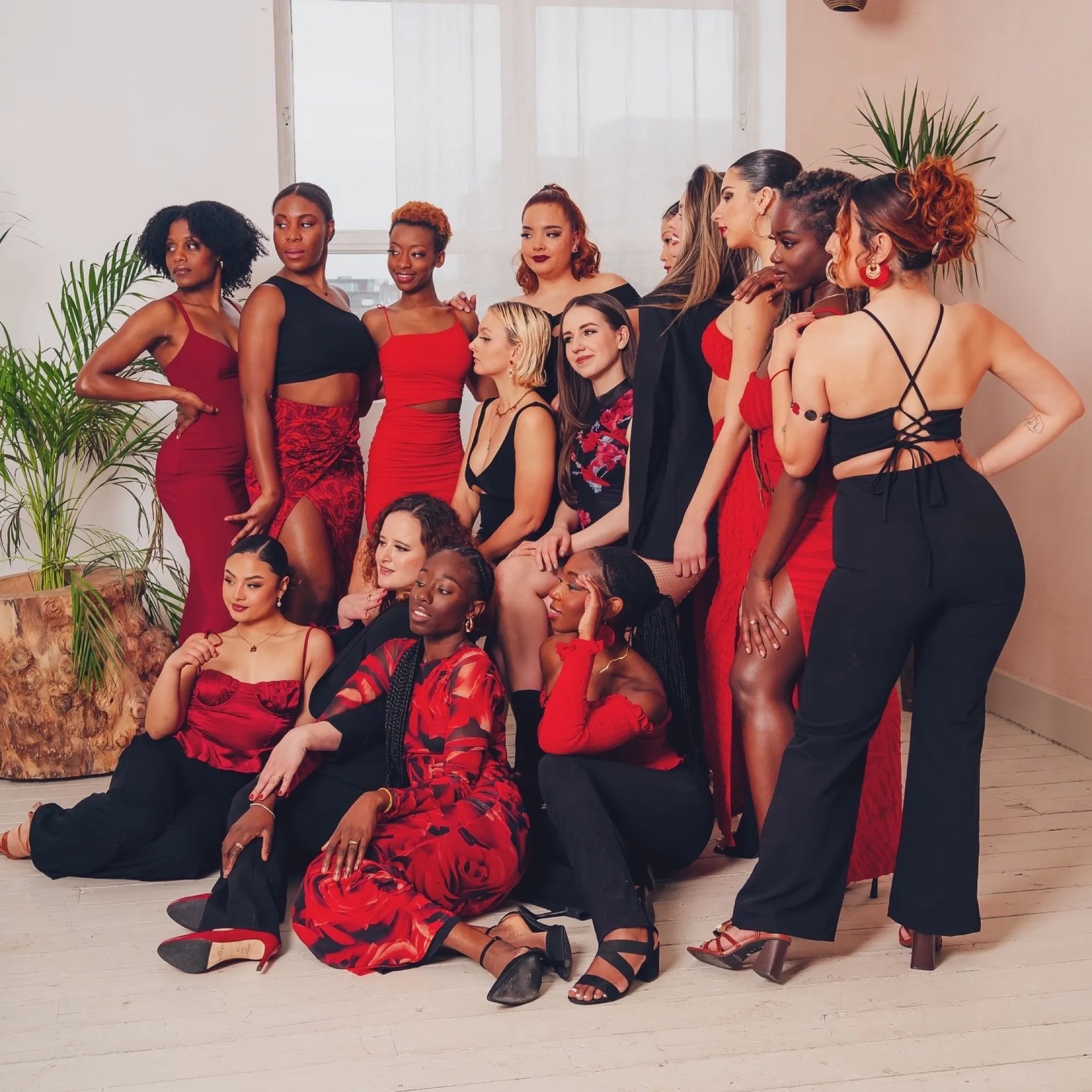 Furia Rumbera couples team mid-routine