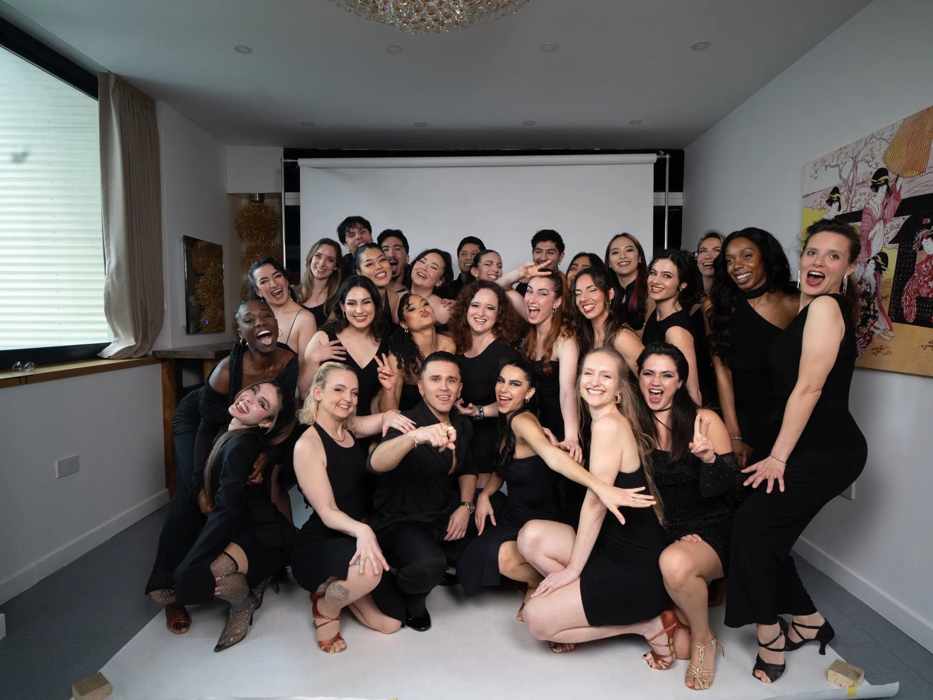 Salsa dancers at SS London Dance School