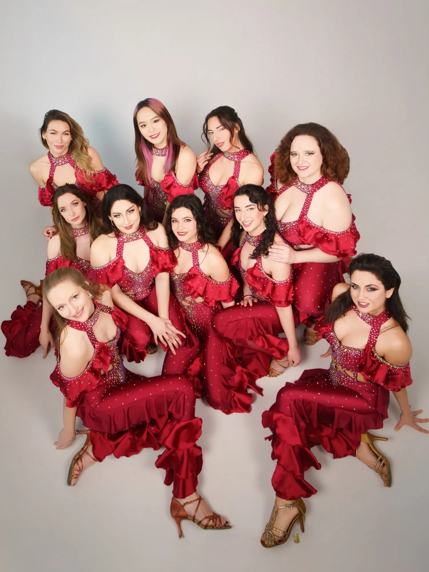 Salsafieras performance team in rehearsal